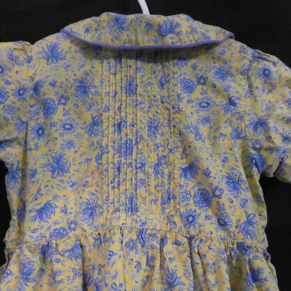 CORNELLOKI | size 3/4 | Vintage Floral Button-Up Dress | Pockets | Short Sleeves - Picture 12 of 16